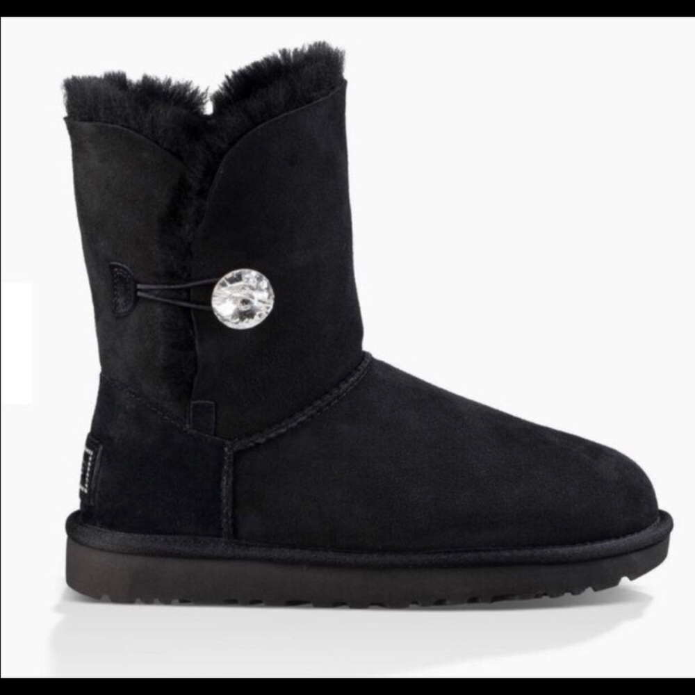 Uggs Women Bailey Button Bling Short Boots